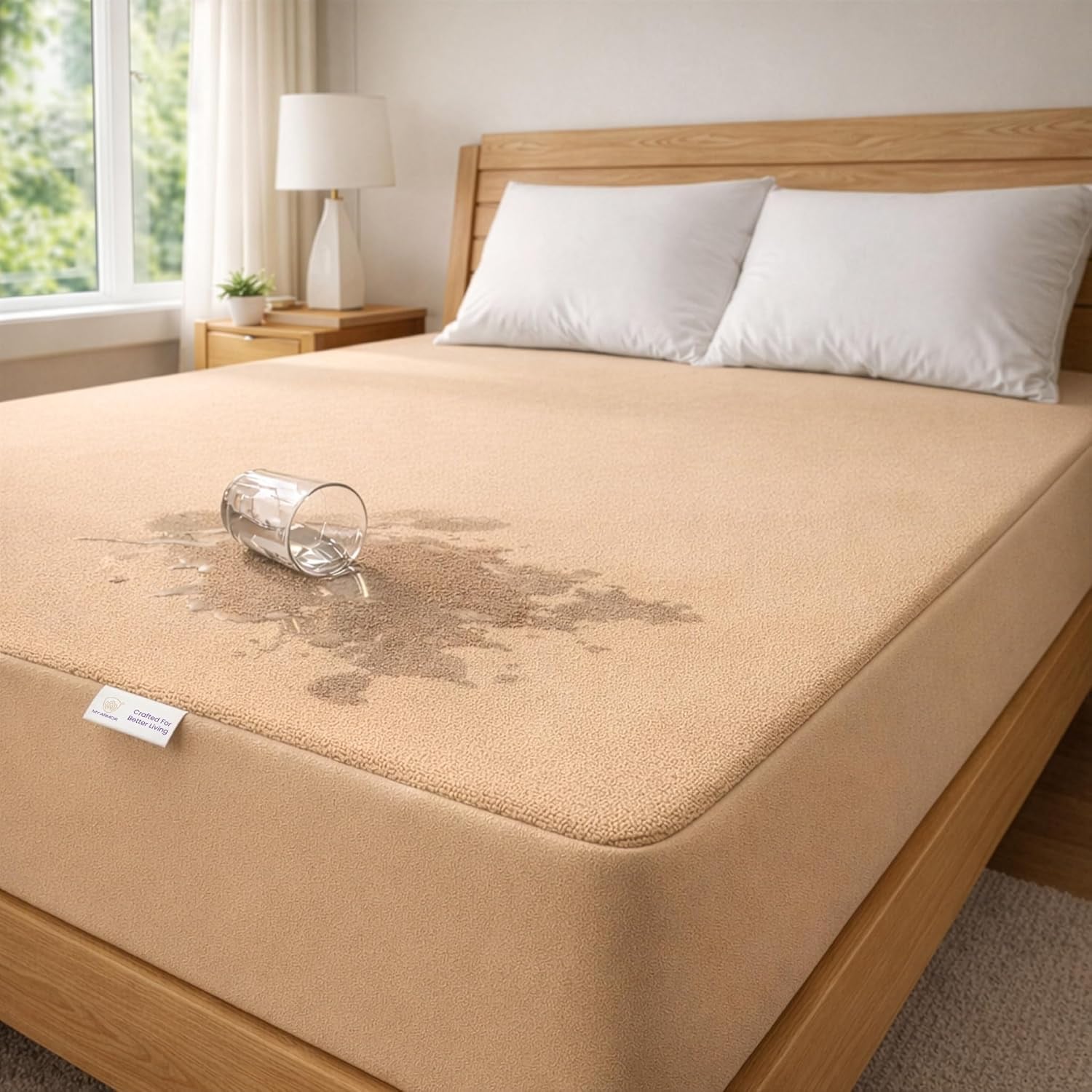 My Armor Waterproof Mattress Protector King Size 78x72 product image from Amazon