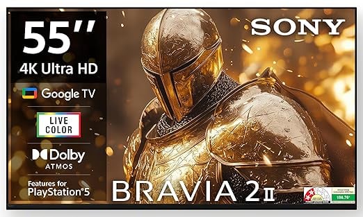 Sony 139 cm 55 inches BRAVIA 2M2 Series 4K Ultra HD Smart product image from Amazon