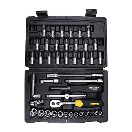 STANLEY STMT72794 14 Square Drive Metric Socket Set Double product image from Amazon