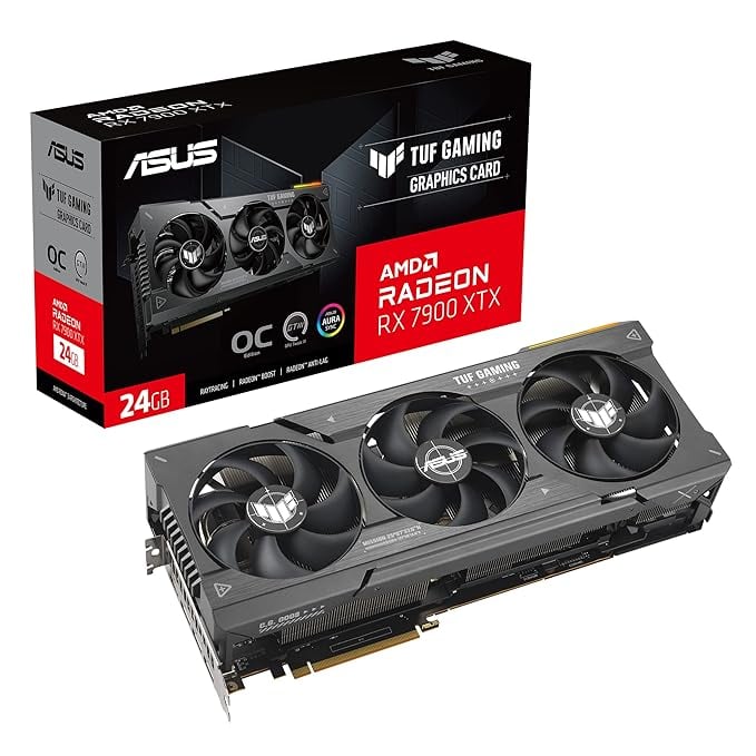 ASUS Tuf Gaming Radeon Rx 7900 XTX Oc Edition 24Gb Gddr6 product image from Amazon