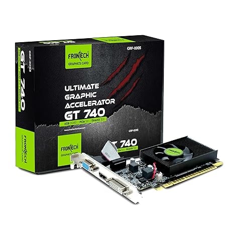 FRONTECH GT 740 Graphics Card 4 GB DDR3 128 Bits PCIe 3.0 product image from Amazon