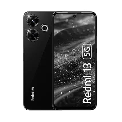 Redmi 13 5G Black Diamond 8GB128GB India Debut SD 4 Gen 2 product image from Amazon