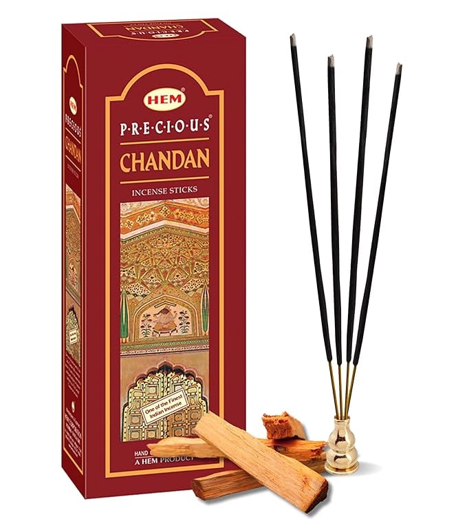 HEM Precious Chandan Incense Sticks Premium Sandalwood product image from Amazon