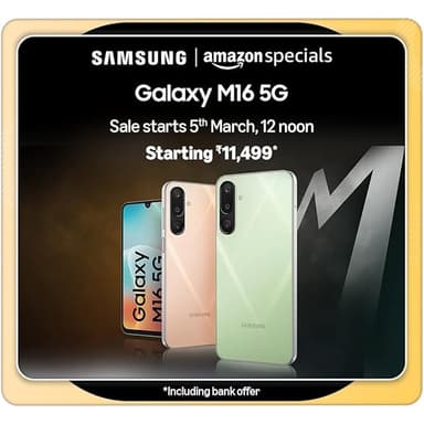 Samsung Galaxy M16 5G 6 GB RAM 50MP Camera Mediatek