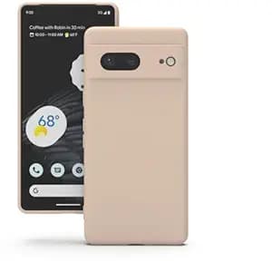 YATWIN Silicone Back Case for Google Pixel 7, Soft-Touch Phone Back Cover for Google Pixel 7 - Link Pink