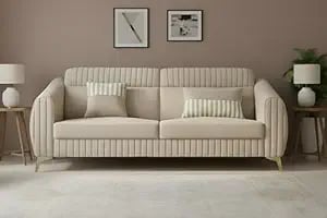 Adorn India Premium Luster Plus 3 Seater Sofa Velvet Suede - Amazon product photo Adorn India Premium Luster Plus 3 Seater Sofa Velvet Suede product image from Amazon