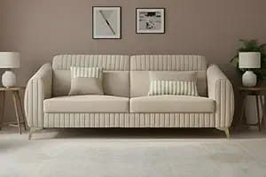 adorn india premium luster plus 3 seater sofa velvet suede - Amazon product photo adorn india premium luster plus 3 seater sofa velvet suede product image from Amazon