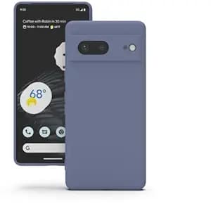 YATWIN Silicone Back Case for Google Pixel 7, Soft-Touch Phone Back Cover for Google Pixel 7 - Lavender Grey
