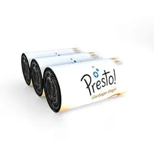 Amazon Brand - Presto Garbage Bags Medium 90 Count 30 Bags