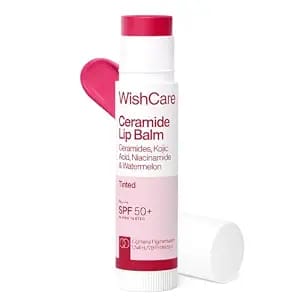 wishcare tinted lip balm spf 50 pa brightening lip balm - Amazon product photo wishcare tinted lip balm spf 50 pa brightening lip balm product image from Amazon