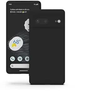 YATWIN Silicone Back Case for Google Pixel 7, Soft-Touch Phone Back Cover for Google Pixel 7 - Black
