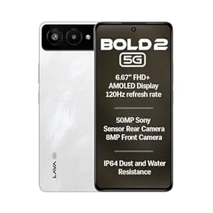 lava bold 2 5g feather white 6 gb ram 128 gb storage 6.67 - Amazon product photo lava bold 2 5g feather white 6 gb ram 128 gb storage 6.67 product image from Amazon