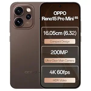 Oppo Reno15pro Mini 5g Cocoa Brown 12gb Ram 512gb Storage - Amazon product photo Oppo Reno15pro Mini 5g Cocoa Brown 12gb Ram 512gb Storage product image from Amazon