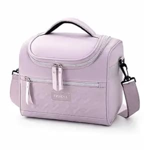 Insulated Lunch Bag for Office Men & Women (8 litres) | Thermal Tiffin Lunch Box Carry Bag | Waterproof Cooler Tote for Work, School & Travel | Reusable Lunch Storage Bag (Soft Blush Pink)