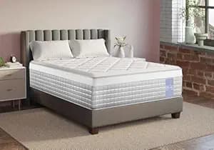 LOOM & NEEDLES 78x72x12 Inches King Size Mattress | Hybrid Latex Pocket Spring Mattress | Zero Gravity Partner Disturbance | 5 Zoned Euro Top 7 Layer Medium Firm Memory Gel Foam Eurotop Mattresses