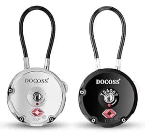 DOCOSS Metal TSA Approved USA International Number Password