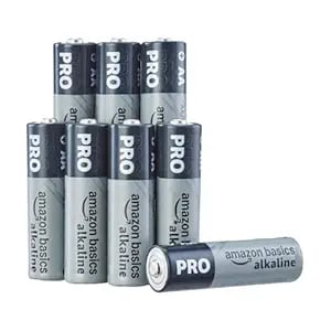 Amazon Basics Pro Series Aa Alkaline Battery Pack 8 High - Amazon product photo Amazon Basics Pro Series Aa Alkaline Battery Pack 8 High product image from Amazon