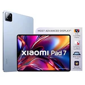 XIAOMI Pad 7 |Qualcomm Snapdragon 7+ Gen 3 |28.35cm(11.16") Display |8GB, 128GB |3.2K CrystalRes Display |HyperOS 2 |68 Billion+ Colours |Dolby Vision Atmos |Quad Speakers |Wi-Fi 6e |Mirage Purple