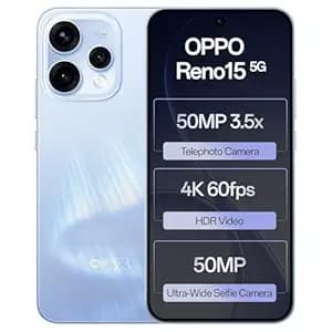 Oppo Reno15 5G (Aurora Blue, 8GB RAM, 256GB Storage) with No Cost EMI/Additional Exchange Offers