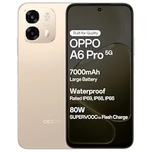 Oppo A6 Pro 5g Gold 8gb Ram 128gb Storage 6.75 Inch Screen - Amazon product photo Oppo A6 Pro 5g Gold 8gb Ram 128gb Storage 6.75 Inch Screen product image from Amazon
