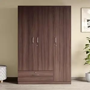 interio godrej wardrobe ewa 3-door engineered wood wardrobe - Amazon product photo interio godrej wardrobe ewa 3-door engineered wood wardrobe product image from Amazon