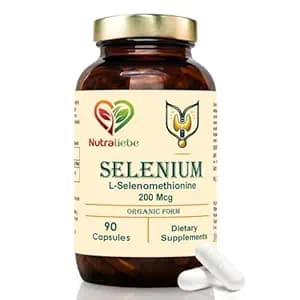 Selenium High Strength - Essential Trace Mineral for Thyroid, Immune System, Hair, Skin & Nails, 90 Capsules