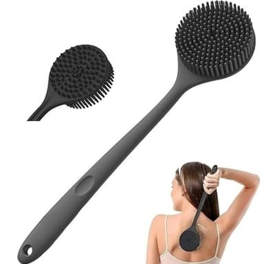 SR Premium Soft Silicone Back Scrubber Shower Bath Body
