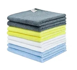 softspun microfiber cloths - 8 pcs - 40x40 cms - 340 gsm - Amazon product photo softspun microfiber cloths - 8 pcs - 40x40 cms - 340 gsm product image from Amazon