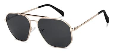 Vincent Chase By Lenskart Gold Grey Full Rim Pilot