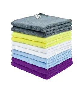 softspun microfiber cloth - 10 pcs - 40x40 cms - 340 gsm - Amazon product photo softspun microfiber cloth - 10 pcs - 40x40 cms - 340 gsm product image from Amazon