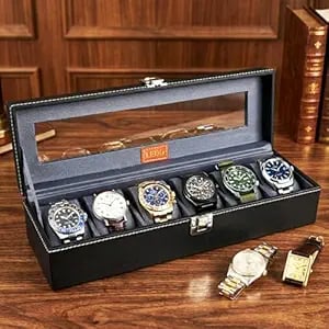 Ledo Watch Box Holder Organizer Case 6 Slots Transparent - Amazon product photo Ledo Watch Box Holder Organizer Case 6 Slots Transparent product image from Amazon