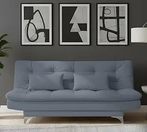 amata eagle 3 seater sofa cum bed light grey suede velvet - Amazon product photo amata eagle 3 seater sofa cum bed light grey suede velvet product image from Amazon