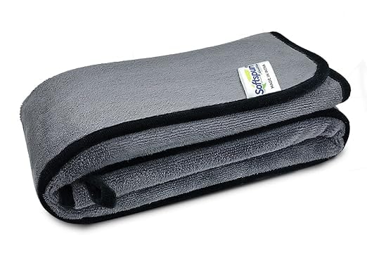 Softspun Microfiber Super Absorbent Cloth 500 Gsm 35x75 Cms - Amazon product photo Softspun Microfiber Super Absorbent Cloth 500 Gsm 35x75 Cms product image from Amazon