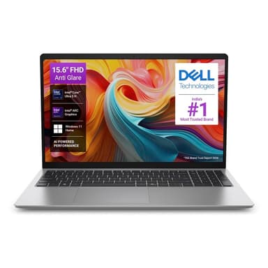 Dell 15 AI Powered Laptop, Intel Core Ultra 5 225H, 16GB DDR5 RAM, 512GB SSD, 15.6" FHD Anti-Glare Display, Intel Arc Graphics, Dedicated Copilot Key, Backlit Keyboard, Silver, Win11 Home + MSO H&S'24 price history chart and lowest price