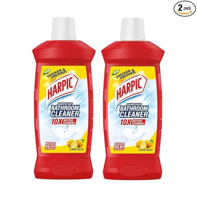 harpic disinfectant bathroom cleaner liquid lemon - 1 l - Amazon product photo harpic disinfectant bathroom cleaner liquid lemon - 1 l product image from Amazon