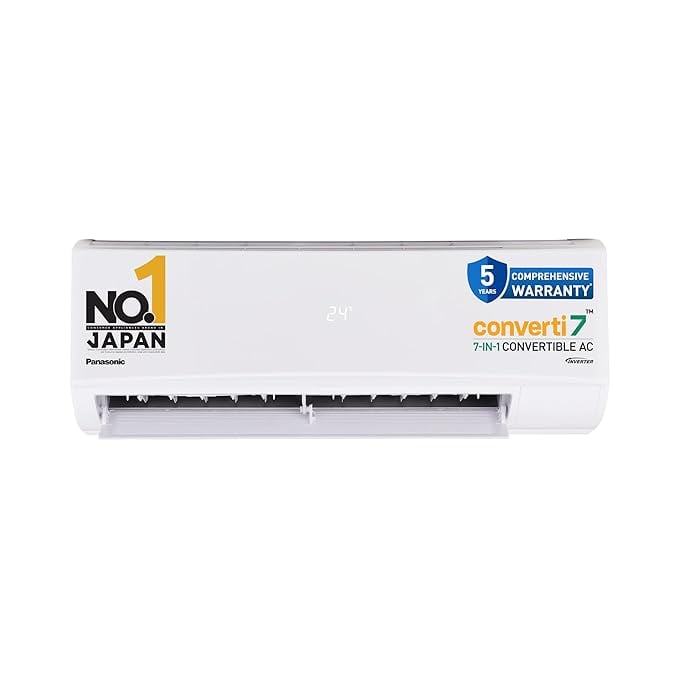 Panasonic 1.0 Ton 3 Star Inverter Split AC Powerful Mode - Amazon product photo Panasonic 1.0 Ton 3 Star Inverter Split AC Powerful Mode product image from Amazon
