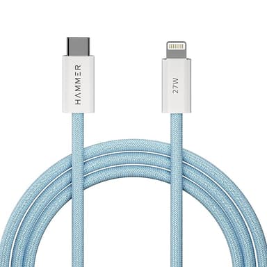 HAMMER 27W Type-C Lightning 8 Pin Nylon Braided Cable 27W