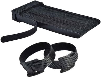 Inovera 50 Piece Cable Organizer Hook Loop Tape - Wire Cord