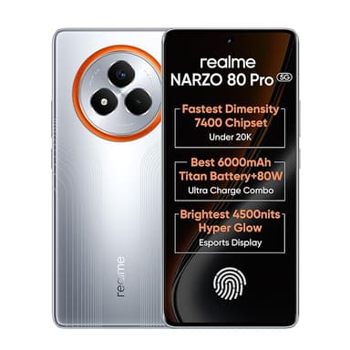 realme NARZO 80 Pro 5G Speed Silver8GB128GB Segments 1st