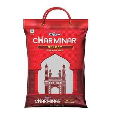 Kohinoor Charminar Select Basmati Rice 5 KG Value Basmati