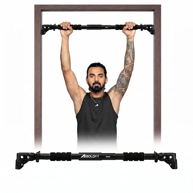 Boldfit Pull Up Bar Door Home Workout 200kg - Gym Equipment - Amazon product photo Boldfit Pull Up Bar Door Home Workout 200kg - Gym Equipment product image from Amazon