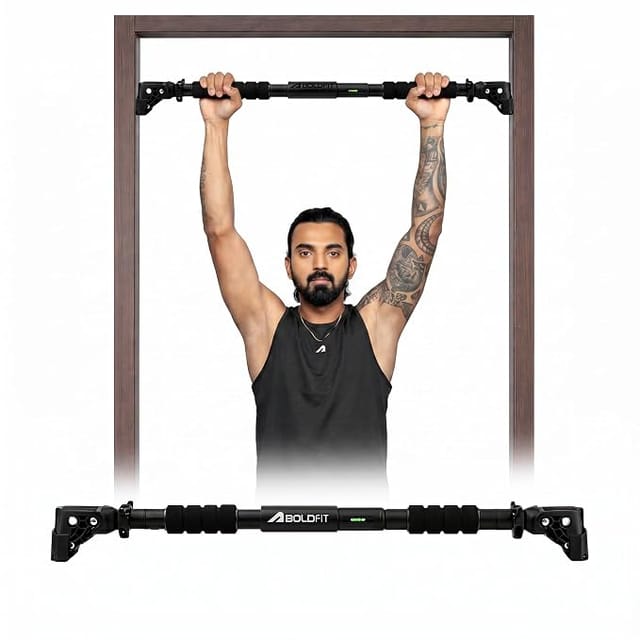 boldfit pull up bar door home workout 200kg - gym equipment - Amazon product photo boldfit pull up bar door home workout 200kg - gym equipment product image from Amazon