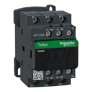 Schneider 3 Pole 18A Power Contactor-Lc1D18M7 - Motor