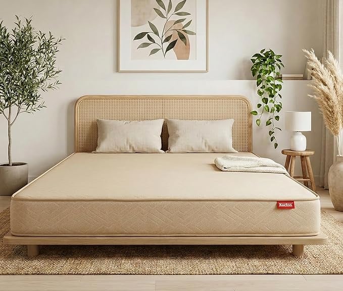 Kurlon Dual Mattress King Size 72x72x6 Inches Medium Soft - Amazon product photo Kurlon Dual Mattress King Size 72x72x6 Inches Medium Soft product image from Amazon