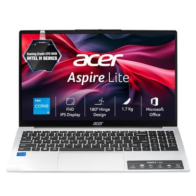 acer Aspire Lite,13th Gen, Intel Core i5-13420H Processor, 16 GB RAM, 512 GB SSD, Full HD IPS, 15.6"/39.62 cm, Windows 11 Home, MS Office, Pure Silver, 1.70 kg, AL15-52H, Thin and Light Laptop price history chart and lowest price
