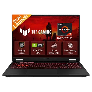 ASUS TUF A16 (2026),AMD Ryzen 7 260 Processor,RTX 5050-8GB,16GB RAM (Upgradeable),512GB SSD,FHD+,16"(40 cm),Windows 11,M365 Basic(1 Year),Office 2024,Jaeger Gray,2.2 Kg,FA608UHI-TU238WS,Gaming Laptop price history chart and lowest price