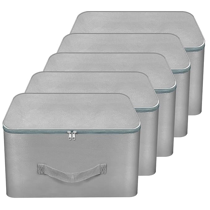Storite 5 Pack Nylon Wardrobe Bag Underbed Moisture Proof - Amazon product photo Storite 5 Pack Nylon Wardrobe Bag Underbed Moisture Proof product image from Amazon